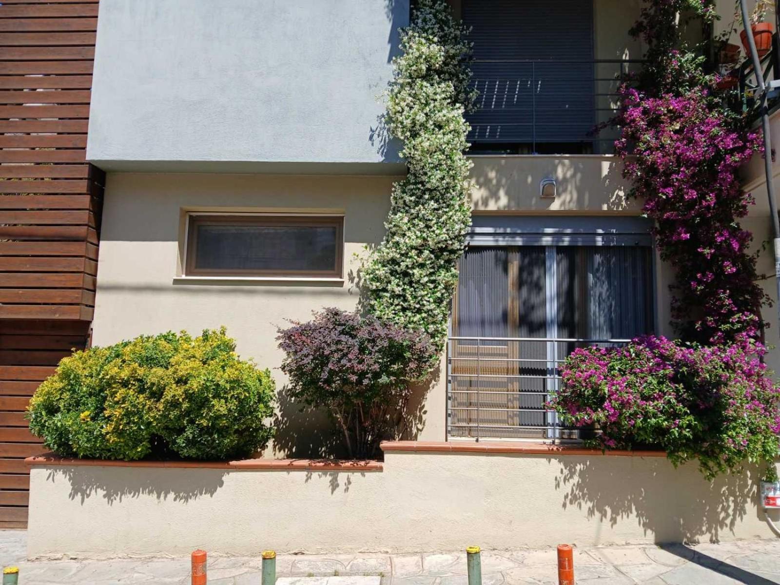 Quiet Urban Studio With Private Backyard Thessaloniki Exterior foto